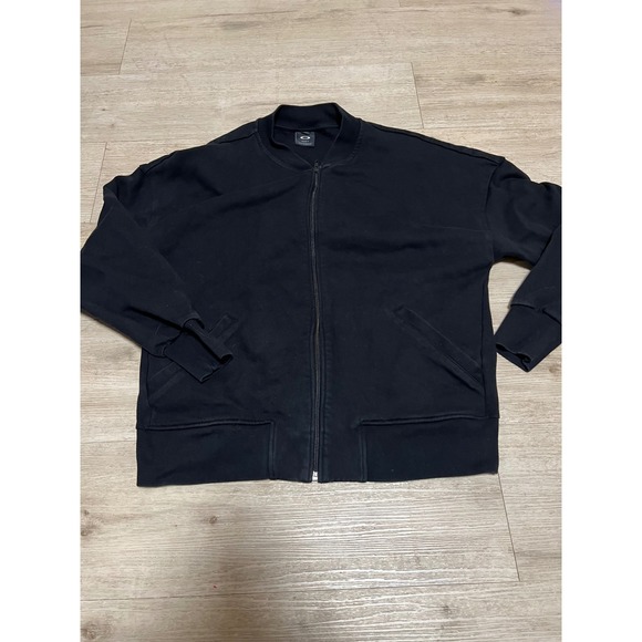 Oakley Jackets & Blazers - Oakley Mens Bomber‎ Jacket Black Size XL Mens Full Zip